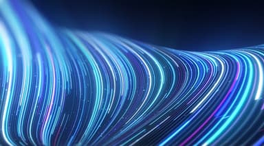 Blue electrical lines